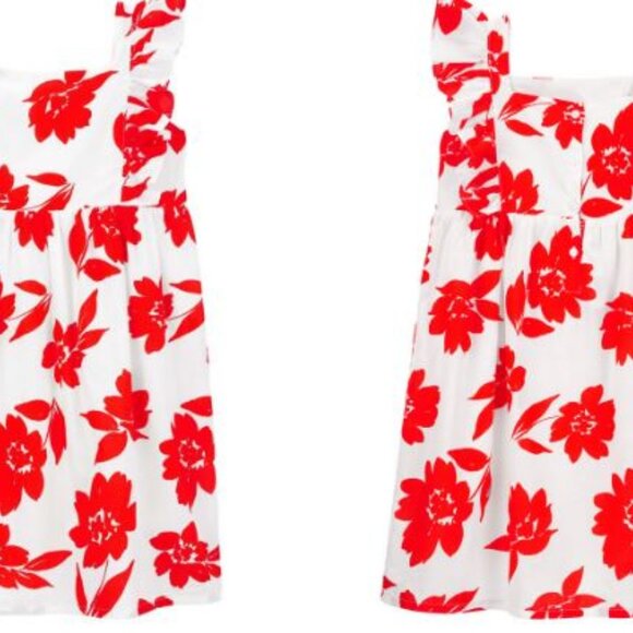 Carter's Kid Floral Flutter Dress - Picture 1 of 6